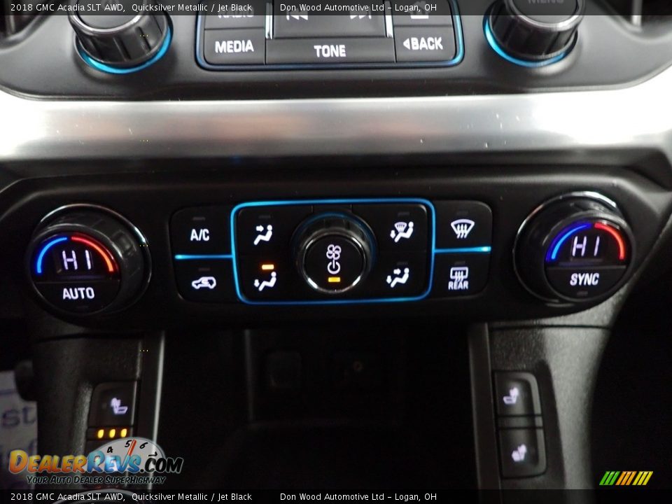 2018 GMC Acadia SLT AWD Quicksilver Metallic / Jet Black Photo #22