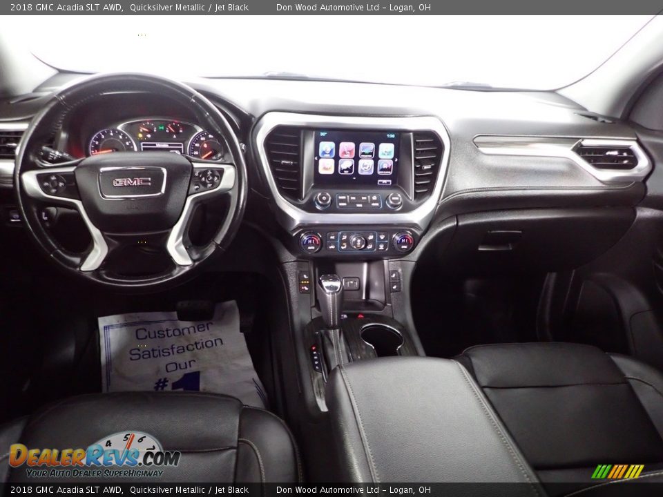 2018 GMC Acadia SLT AWD Quicksilver Metallic / Jet Black Photo #28