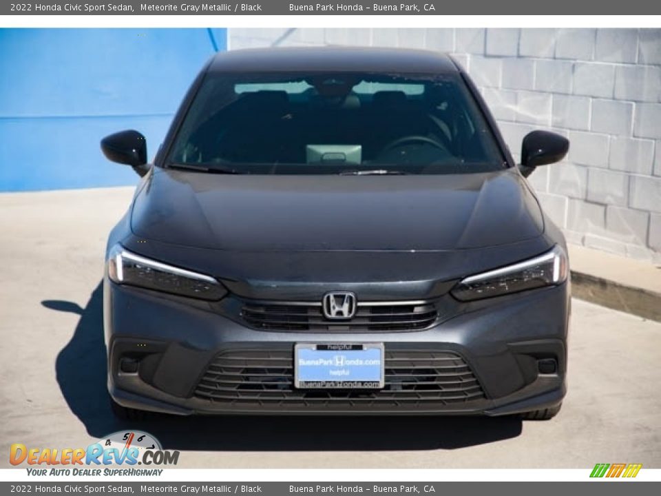 2022 Honda Civic Sport Sedan Meteorite Gray Metallic / Black Photo #3