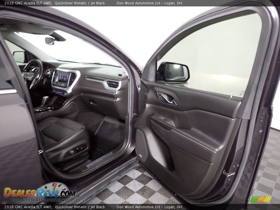 2018 GMC Acadia SLT AWD Quicksilver Metallic / Jet Black Photo #31