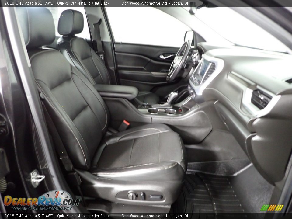 2018 GMC Acadia SLT AWD Quicksilver Metallic / Jet Black Photo #32