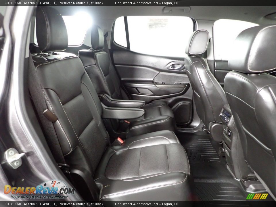 2018 GMC Acadia SLT AWD Quicksilver Metallic / Jet Black Photo #35