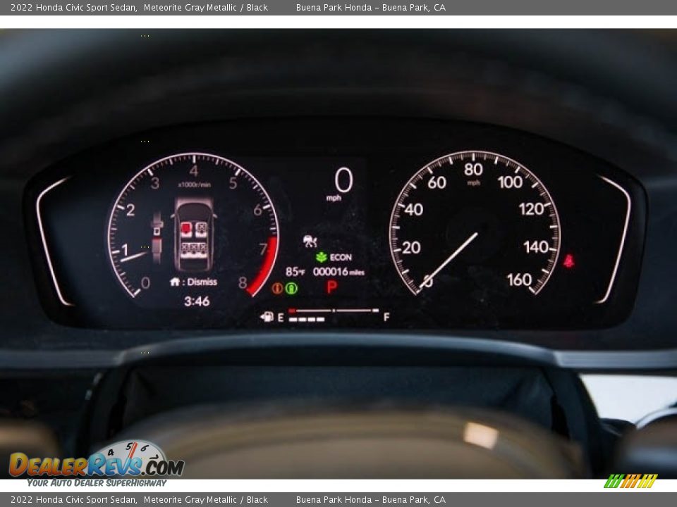 2022 Honda Civic Sport Sedan Gauges Photo #18