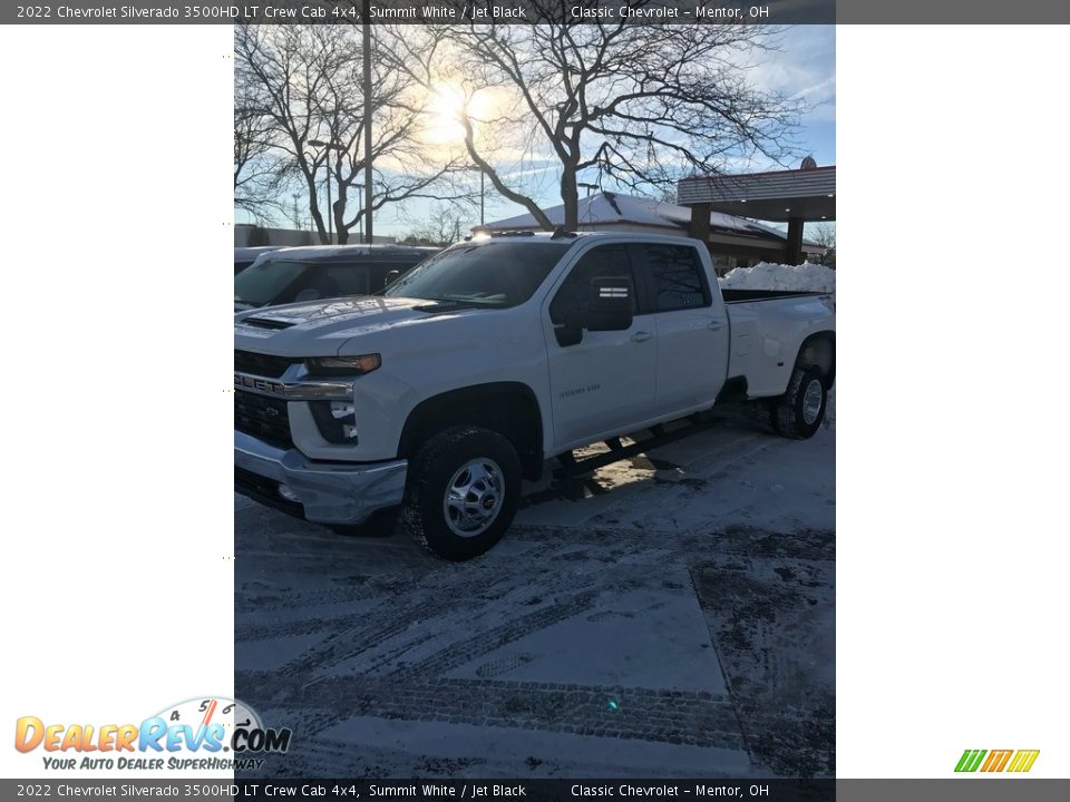 2022 Chevrolet Silverado 3500HD LT Crew Cab 4x4 Summit White / Jet Black Photo #1