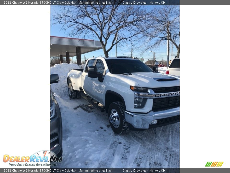 2022 Chevrolet Silverado 3500HD LT Crew Cab 4x4 Summit White / Jet Black Photo #2