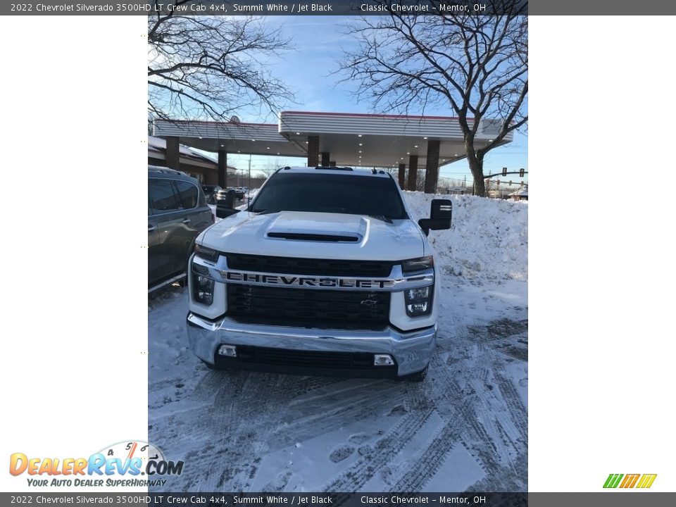 2022 Chevrolet Silverado 3500HD LT Crew Cab 4x4 Summit White / Jet Black Photo #3