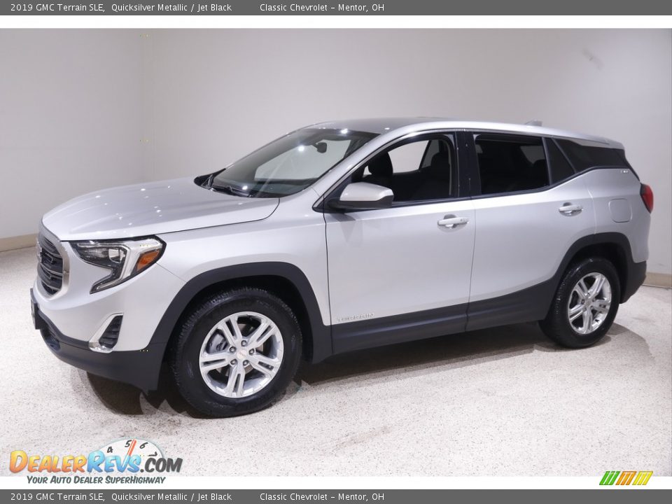 2019 GMC Terrain SLE Quicksilver Metallic / Jet Black Photo #3