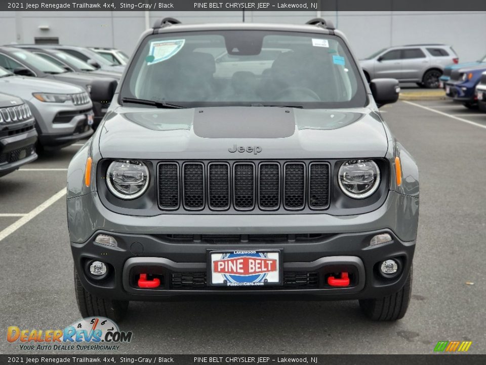 2021 Jeep Renegade Trailhawk 4x4 Sting-Gray / Black Photo #2