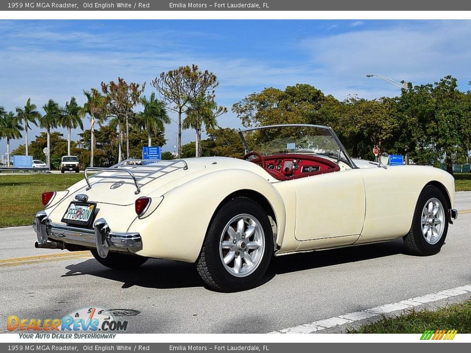 Old English White 1959 MG MGA Roadster Photo #3