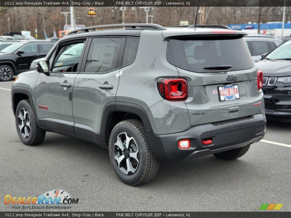 2021 Jeep Renegade Trailhawk 4x4 Sting-Gray / Black Photo #4