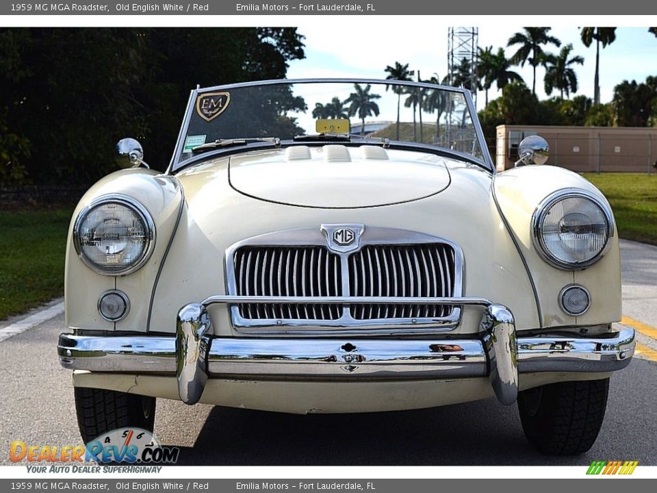 Old English White 1959 MG MGA Roadster Photo #8