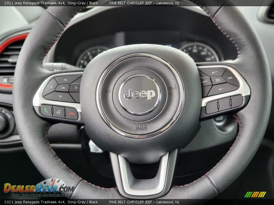 2021 Jeep Renegade Trailhawk 4x4 Steering Wheel Photo #8