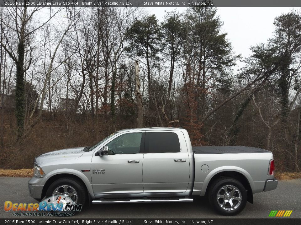 Bright Silver Metallic 2016 Ram 1500 Laramie Crew Cab 4x4 Photo #1