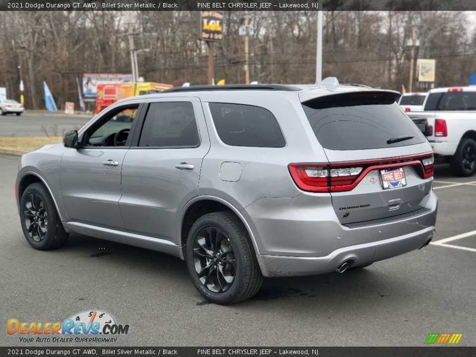 2021 Dodge Durango GT AWD Billet Silver Metallic / Black Photo #4