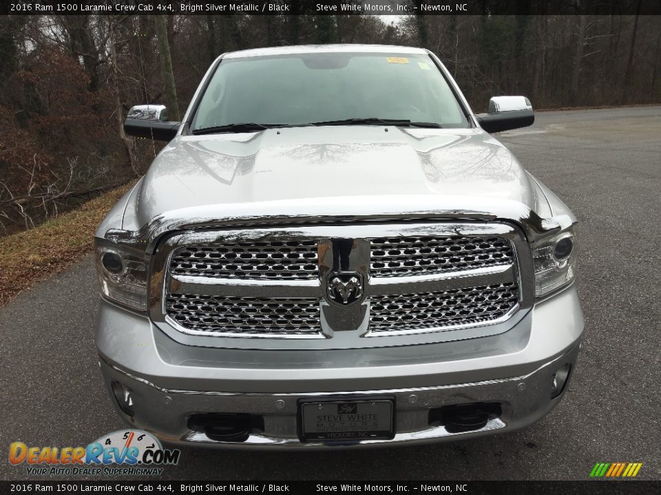 Bright Silver Metallic 2016 Ram 1500 Laramie Crew Cab 4x4 Photo #3