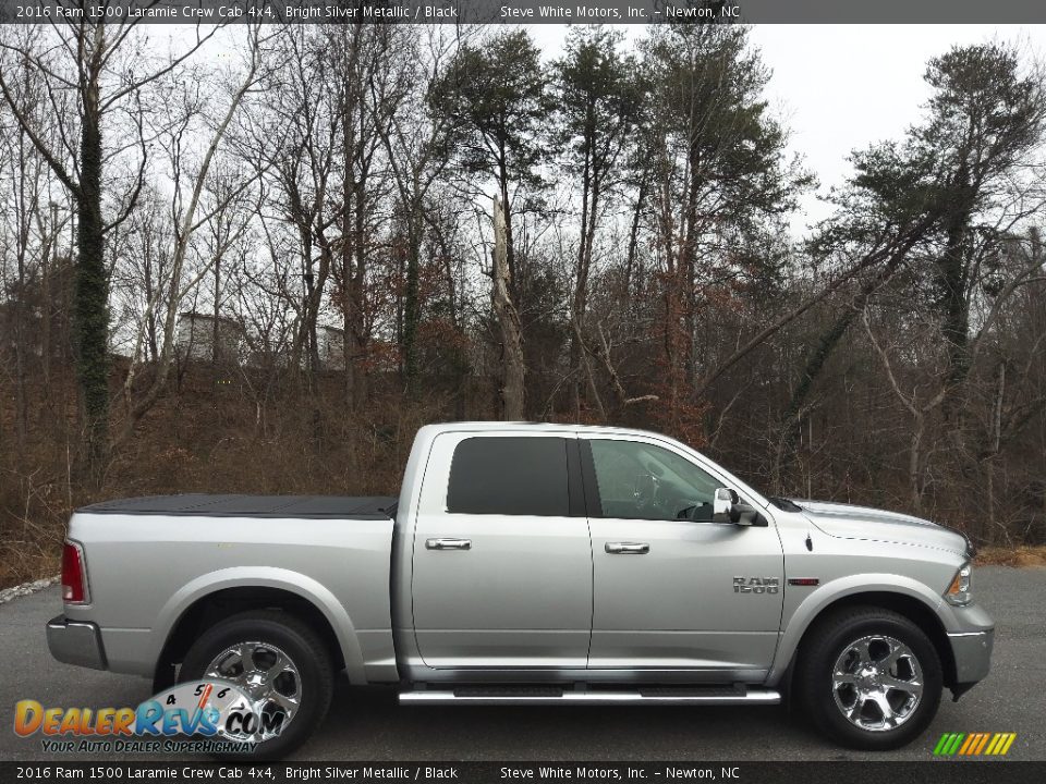 Bright Silver Metallic 2016 Ram 1500 Laramie Crew Cab 4x4 Photo #5