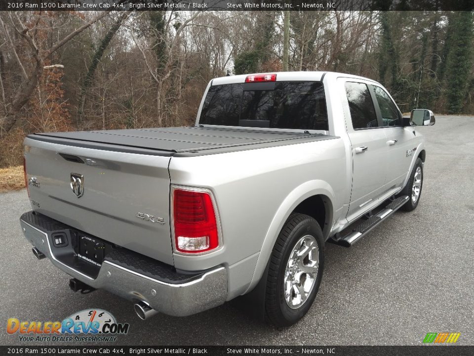 Bright Silver Metallic 2016 Ram 1500 Laramie Crew Cab 4x4 Photo #6