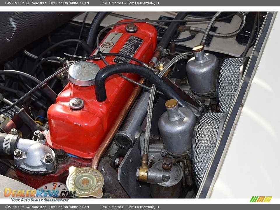 1959 MG MGA Roadster 1.5 Liter OHV 8-Valve 4 Cylinder Engine Photo #22