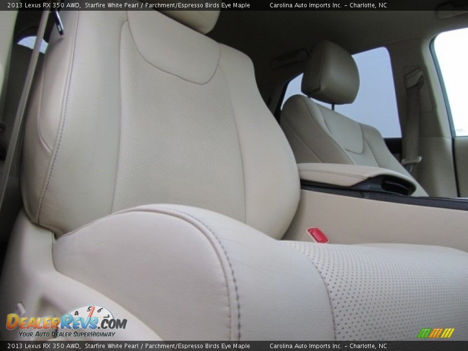 2013 Lexus RX 350 AWD Starfire White Pearl / Parchment/Espresso Birds Eye Maple Photo #22