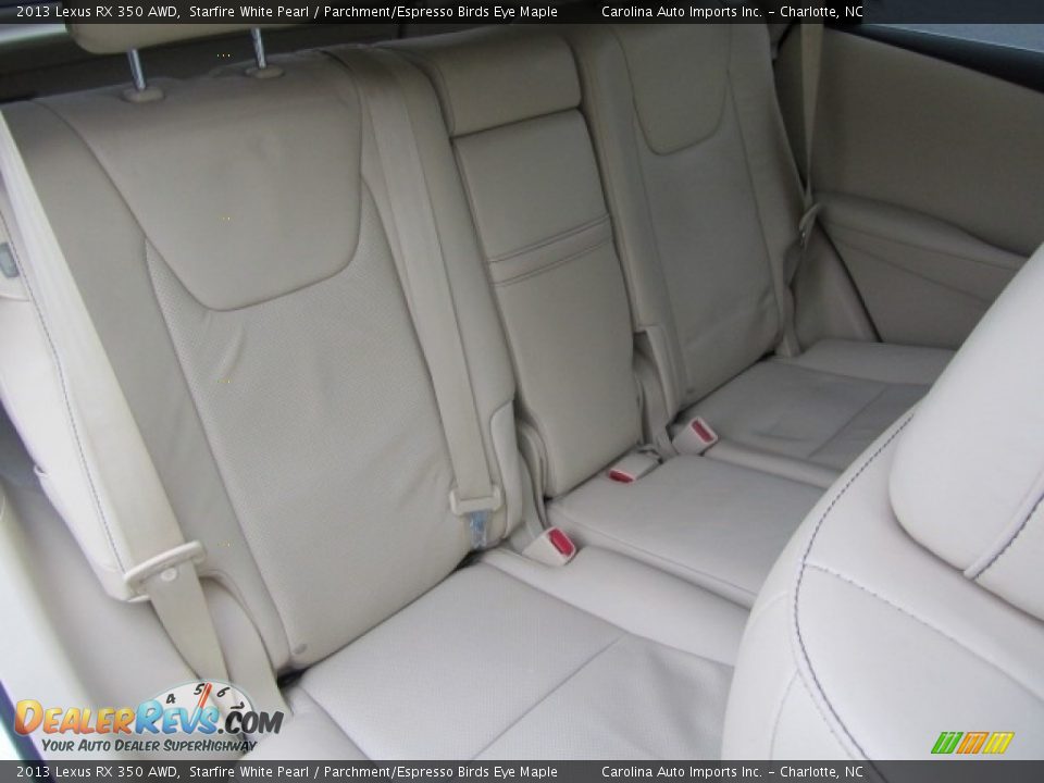 2013 Lexus RX 350 AWD Starfire White Pearl / Parchment/Espresso Birds Eye Maple Photo #24