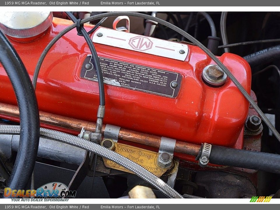 Info Tag of 1959 MG MGA Roadster Photo #29