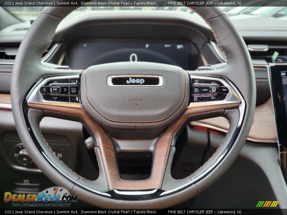 2021 Jeep Grand Cherokee L Summit 4x4 Steering Wheel Photo #8