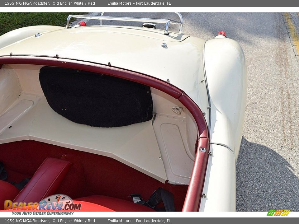 Rear Seat of 1959 MG MGA Roadster Photo #36