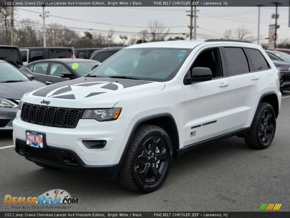 2021 Jeep Grand Cherokee Laredo 4x4 Freedom Edition Bright White / Black Photo #1