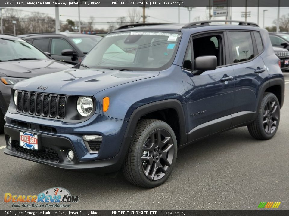 2021 Jeep Renegade Latitude 4x4 Jetset Blue / Black Photo #1