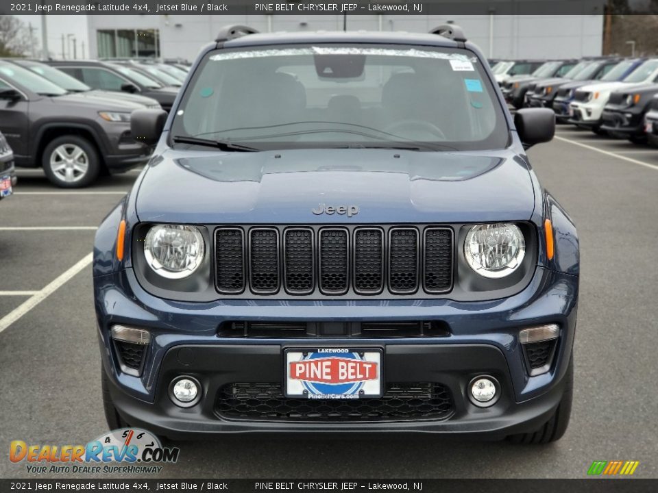 2021 Jeep Renegade Latitude 4x4 Jetset Blue / Black Photo #2