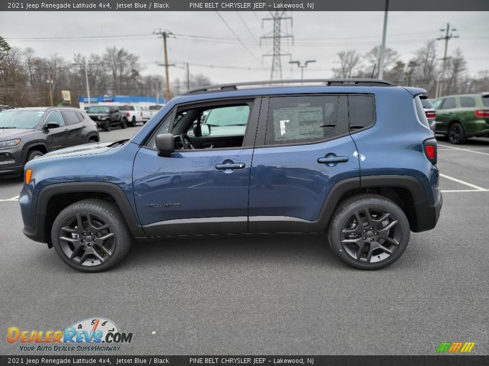 2021 Jeep Renegade Latitude 4x4 Jetset Blue / Black Photo #3