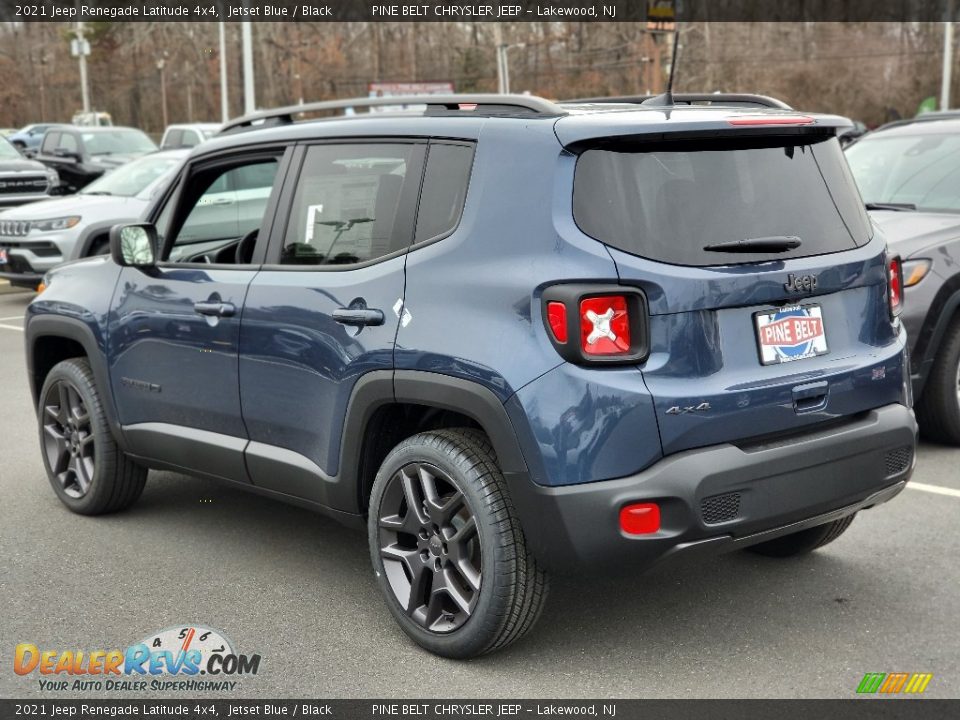 2021 Jeep Renegade Latitude 4x4 Jetset Blue / Black Photo #4