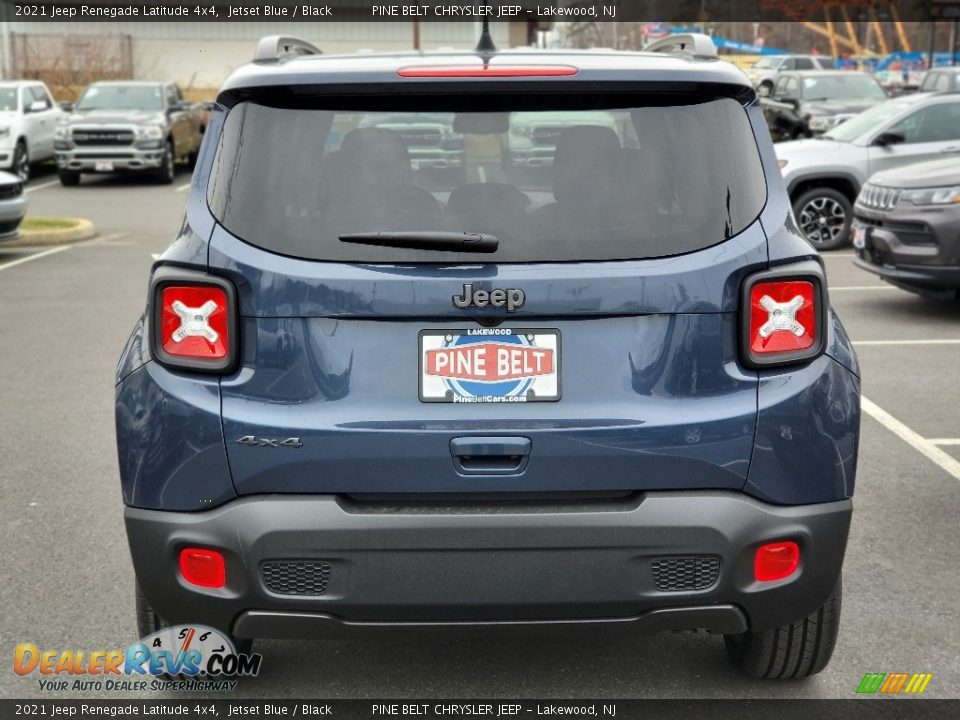 2021 Jeep Renegade Latitude 4x4 Jetset Blue / Black Photo #5