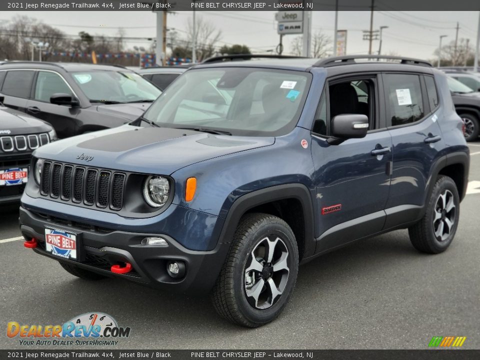 2021 Jeep Renegade Trailhawk 4x4 Jetset Blue / Black Photo #1