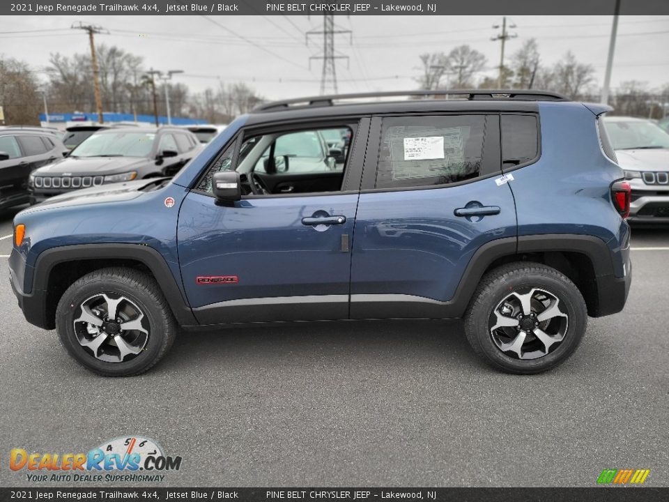 2021 Jeep Renegade Trailhawk 4x4 Jetset Blue / Black Photo #3