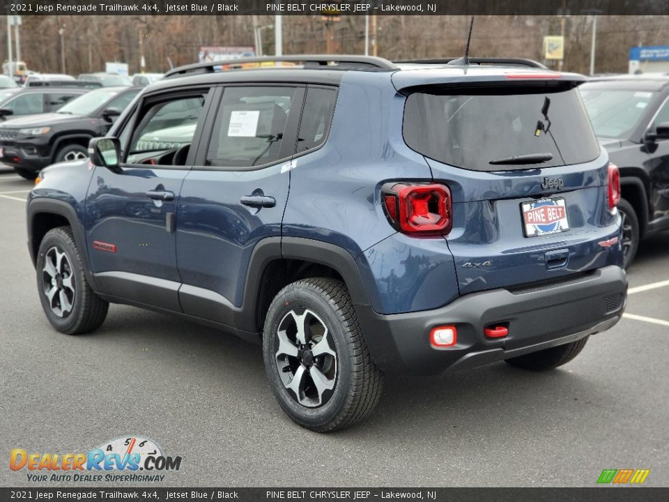 2021 Jeep Renegade Trailhawk 4x4 Jetset Blue / Black Photo #4