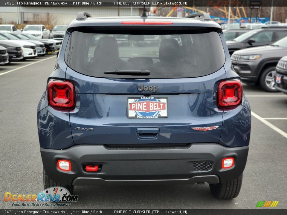 2021 Jeep Renegade Trailhawk 4x4 Jetset Blue / Black Photo #5