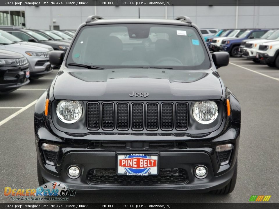 2021 Jeep Renegade Latitude 4x4 Black / Black Photo #2