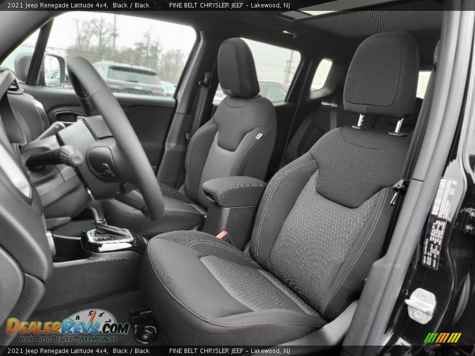 2021 Jeep Renegade Latitude 4x4 Black / Black Photo #10