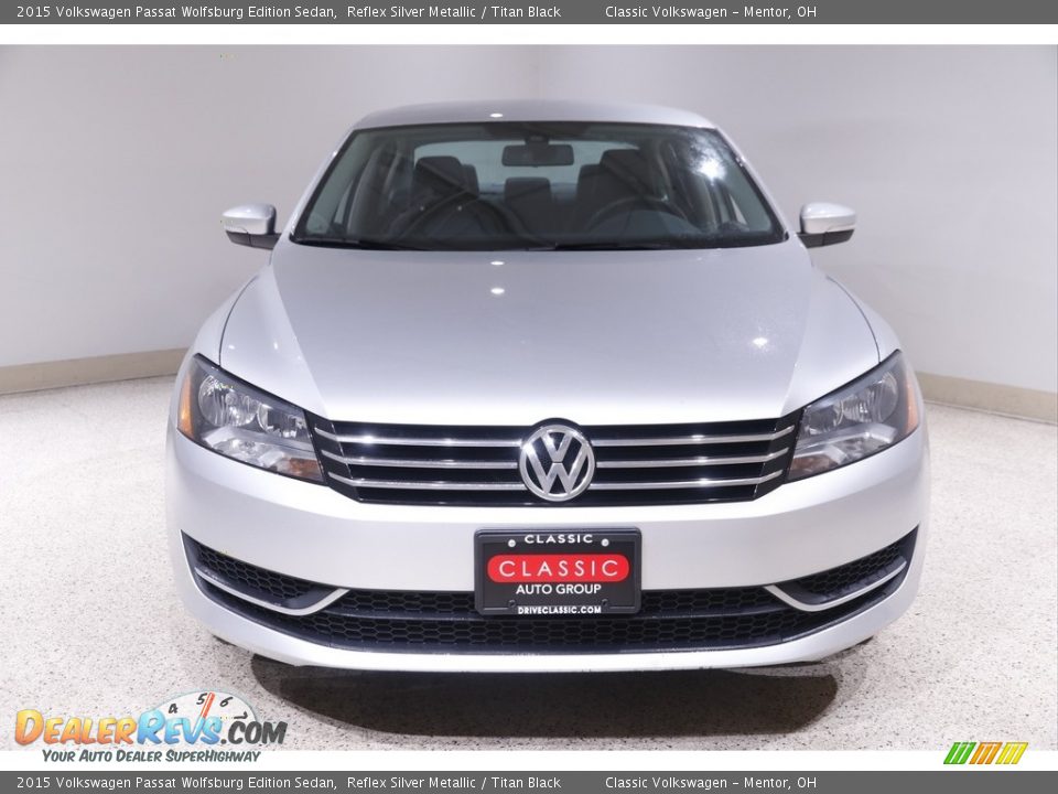 2015 Volkswagen Passat Wolfsburg Edition Sedan Reflex Silver Metallic / Titan Black Photo #2