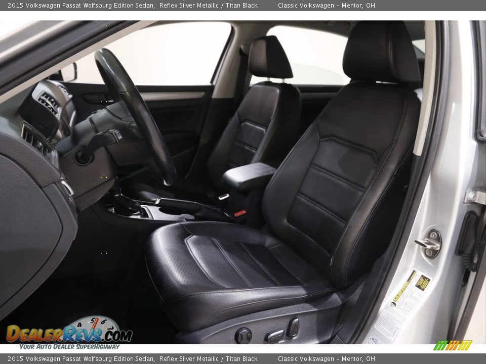 2015 Volkswagen Passat Wolfsburg Edition Sedan Reflex Silver Metallic / Titan Black Photo #5