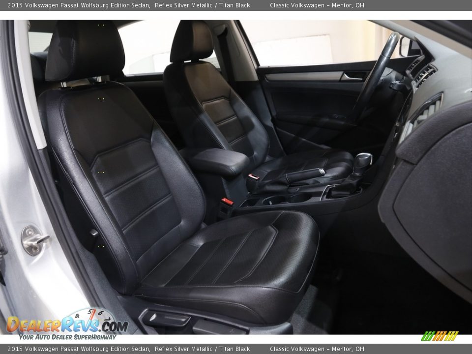 2015 Volkswagen Passat Wolfsburg Edition Sedan Reflex Silver Metallic / Titan Black Photo #11