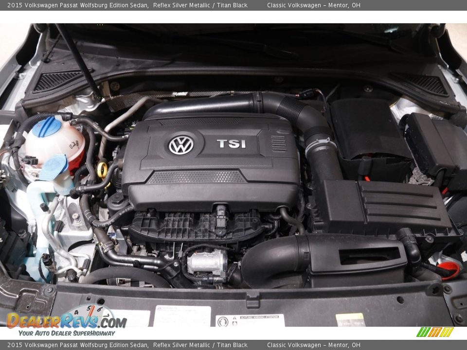 2015 Volkswagen Passat Wolfsburg Edition Sedan Reflex Silver Metallic / Titan Black Photo #15