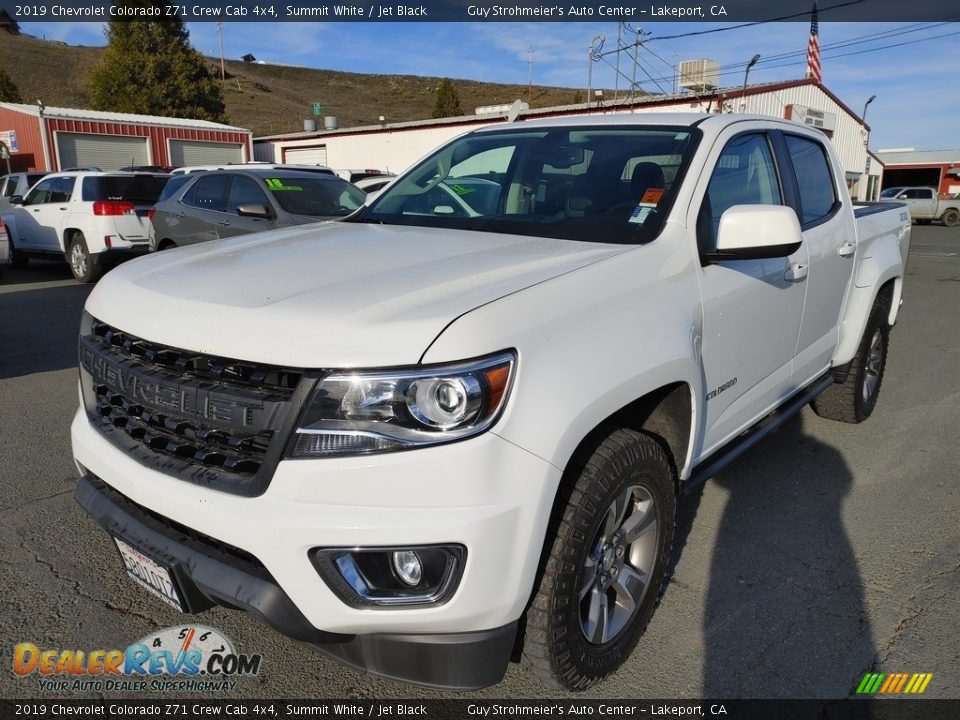 2019 Chevrolet Colorado Z71 Crew Cab 4x4 Summit White / Jet Black Photo #3