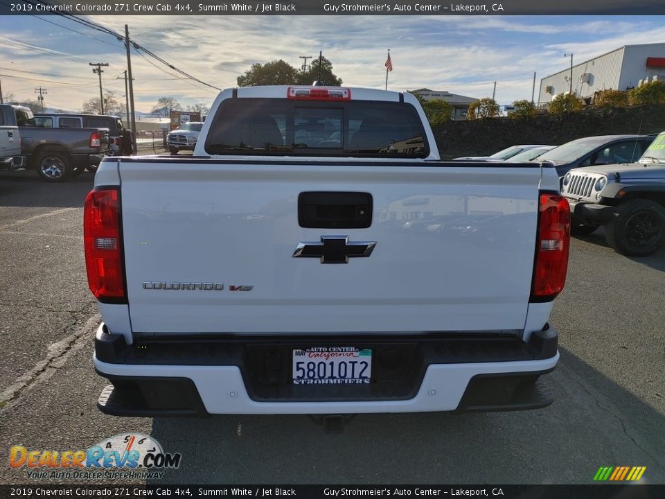 2019 Chevrolet Colorado Z71 Crew Cab 4x4 Summit White / Jet Black Photo #8