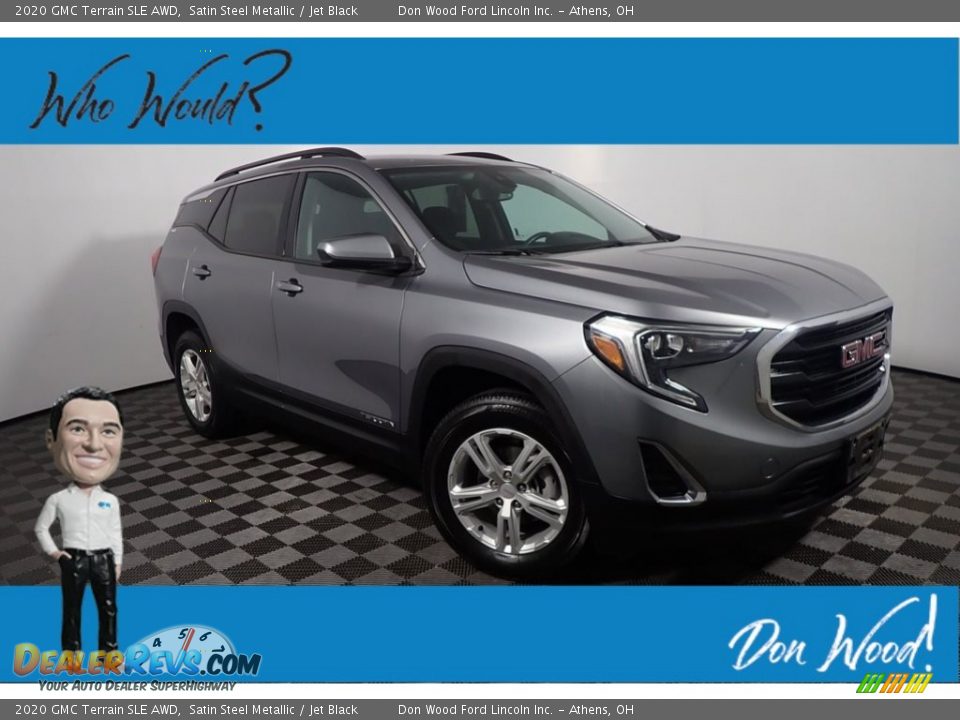 2020 GMC Terrain SLE AWD Satin Steel Metallic / Jet Black Photo #1