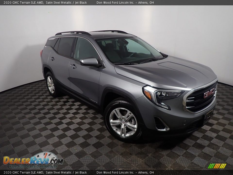 2020 GMC Terrain SLE AWD Satin Steel Metallic / Jet Black Photo #3