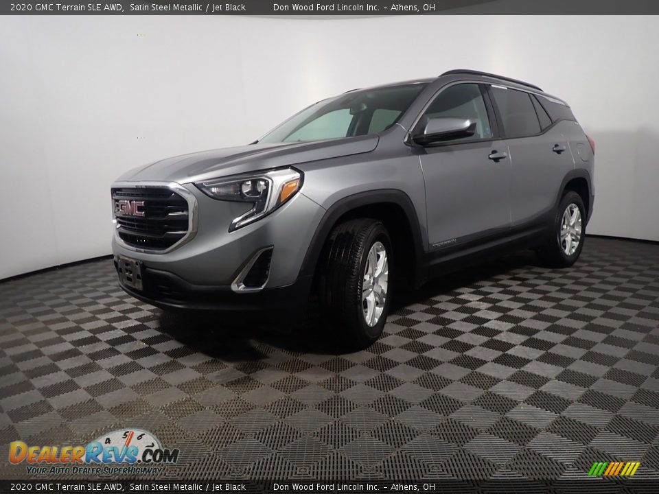 2020 GMC Terrain SLE AWD Satin Steel Metallic / Jet Black Photo #8