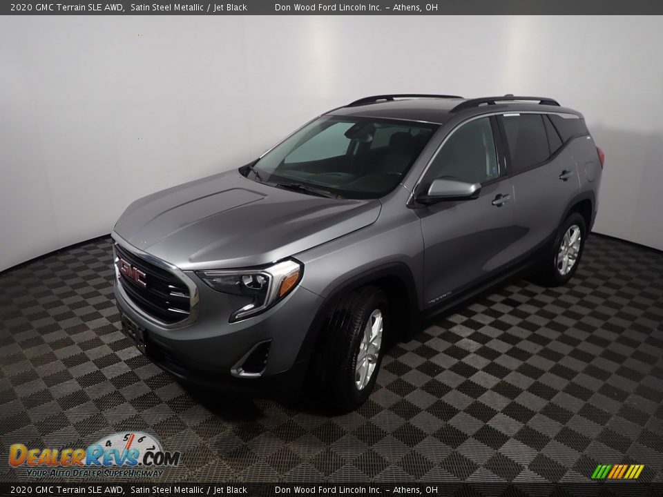 2020 GMC Terrain SLE AWD Satin Steel Metallic / Jet Black Photo #9