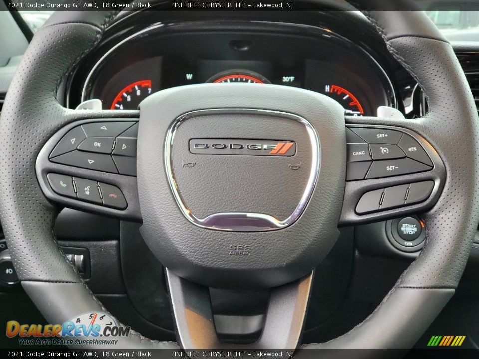 2021 Dodge Durango GT AWD Steering Wheel Photo #8